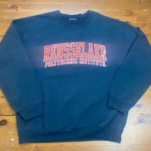 Champion Rensselaer Polytechnic Institute Distressed Men's M Sweatshirt Pullover